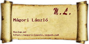 Mágori László névjegykártya